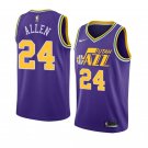 Men/Youth's utah jazz #24 grayson allen classic edition swingman purple jersey