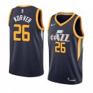 Men/Youth's utah jazz #26 kyle korver icon edition jersey navy