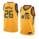 Men/Youth's utah jazz #26 kyle korver statement edition jersey gold