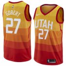 Men/Youth's utah jazz #27 rudy gobert city edition swingman jersey orange