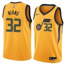 Men/Youth's utah jazz #32 georges niang statement jersey swingman yellow