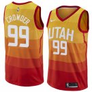 Men/Youth's utah jazz #99 jae crowder city edition swingman orange jersey
