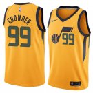 Men/Youth's utah jazz #99 jae crowder statement jersey swingman yellow