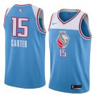 Men/Youth's vince carter #15 sacramento kings city edition swingman jersey blue
