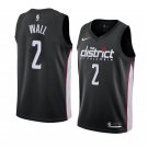 Men/Youth's washington wizards #2 john wall city edition jersey black