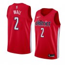 Men/Youth's washington wizards #2 john wall earned edition jersey red