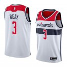 Men/Youth's washington wizards #3 bradley beal white jersey swingman
