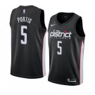 Men/Youth's washington wizards #5 bobby portis swingman city edition jersey black