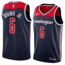 Men/Youth's washington wizards #6 navy troy brown statement jersey
