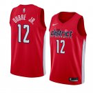 Men/Youth's washington wizards #12 kelly oubre jr. earned edition jersey red