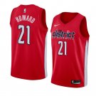 Men/Youth's washington wizards #21 dwight howard earned edition jersey red