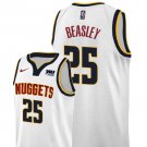 Men/Youth's white nuggets #25 malik beasley jersey