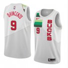 Men/Youth's white-gray milwaukee bucks #9 donte divincenzo earned edition jersey