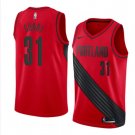Men/Youth's portland trail blazers #31 seth curry swingman red statement jersey