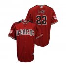 Men/Youth's 2019 Spring Training Arizona Diamondbacks Crimson #22 Jake Lamb Cool Base Jersey