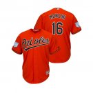 Men/Youth's 2019 Spring Training Baltimore Orioles Orange #16 Trey Mancini Cool Base Jersey