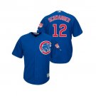 Men/Youth's 2019 Spring Training Chicago Cubs Royal #12 Kyle Schwarber Cool Base Jersey