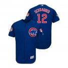 Men/Youth's  2019 Spring Training Chicago Cubs Royal #12 Kyle Schwarber Flex Base Jersey