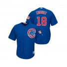 Men/Youth's 2019 Spring Training Chicago Cubs Royal #18 Ben Zobrist Cool Base Jersey