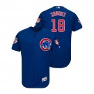 Men/Youth's 2019 Spring Training Chicago Cubs Royal #18 Ben Zobrist Flex Base Jersey