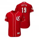 Men/Youth's 2019 Spring Training Cincinnati Reds Scarlet #19 Joey Votto Flex Base Jersey
