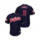 Men/Youth's 2019 Spring Training Cleveland Indians Navy #11 Jose Ramirez Cool Base Jersey