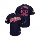 Men/Youth's 2019 Spring Training Cleveland Indians Navy #52 Mike Clevinger Cool Base Jersey