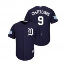 Men/Youth's 2019 Spring Training Detroit Tigers Navy #9 Nick Castellanos Cool Base Jersey