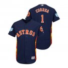 Men/Youth's 2019 Spring Training Houston Astros Navy #1 Carlos Correa Flex Base Jersey