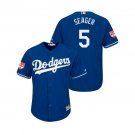 Men/Youth's 2019 Spring Training Los Angeles Dodgers Royal #5 Corey Seager Cool Base Jersey