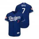 Men/Youth's 2019 Spring Training Los Angeles Dodgers Royal #7 Julio Urias Flex Base Jersey