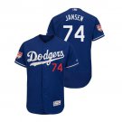 Men/Youth's 2019 Spring Training Los Angeles Dodgers Royal #74 Kenley Jansen Flex Base Jersey