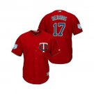 Men/Youth's 2019 Spring Training Minnesota Twins Scarlet #17 Jose Berrios Cool Base Jersey