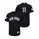 Men/Youth's 2019 Spring Training New York Yankees Navy #11 Brett Gardner Alternate Flex Base Jersey