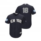 Men/Youth's 2019 Spring Training New York Yankees Navy #18 Didi Gregorius Alternate Cool Base Jersey
