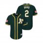 Men/Youth's 2019 Spring Training Oakland Athletics Green #2 Khris Davis Cool Base Jersey