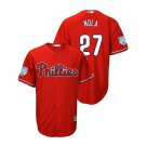 Men/Youth's 2019 Spring Training Philadelphia Phillies Scarlet #27 Aaron Nola Cool Base Jersey