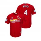 Men/Youth's 2019 Spring Training St. Louis Cardinals Scarlet #4 Yadier Molina Cool Base Jersey