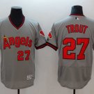 Men/Youth's Angels 27 Mike Trout Gray 1977  Flexbase Jersey