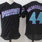 Men/Youth's Arizona Diamondbacks #44 Paul Goldschmidt Black Cooperstown Jersey