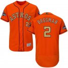 Men/Youth's Astros #2 Alex Bregman Orange 2018 Gold Program Flexbase Jersey