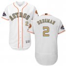 Men/Youth's Astros #2 Alex Bregman White 2018 Gold Program Flexbase Jersey