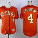 Men/Youth's Astros #4 George Springer Orange 2018 Gold Program Flexbase Jersey