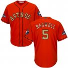 Men/Youth's Astros #5 Jeff Bagwell Orange 2018 Gold Program Jersey