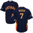 Men/Youth's Astros #7 Craig Biggio Navy Gold Program Cool Base Jersey
