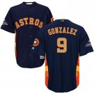 Men/Youth's Astros #9 Marwin Gonzalez Navy 2018 Gold Program Flexbase Jersey