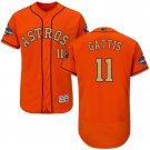 Men/Youth's Astros #11 Evan Gattis Orange 2018 Gold Program Flexbase Jersey