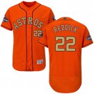Men/Youth's Astros #22 Josh Reddick Orange 2018 Gold Program Flexbase Jersey