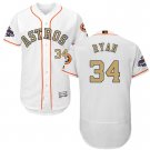 Men/Youth's Astros #34 Nolan Ryan White 2018 Gold Program Flexbase Jersey