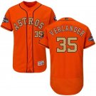 Men/Youth's Astros #35 Justin Verlander Orange 2018 Gold Program Flexbase Jersey